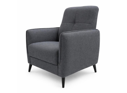 Sessel grau modern weich bequem schön Design elegante Beine Komfort
