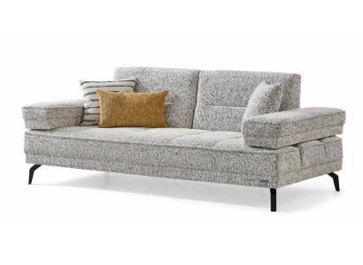 Schlafsofa 3-Sitzer modern weich bequem schön edles Aussehen Metallfüße