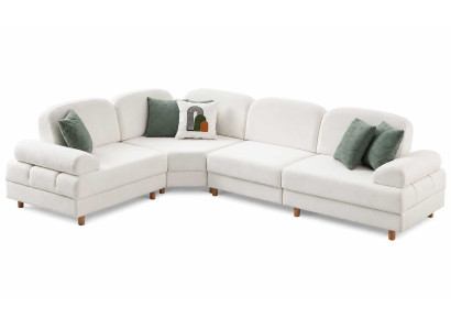 Ecksofa L-Form Wohnzimmer Design Polstersofa Eleganter Möbel