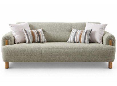 Schlafsofa 2-Sitzer modern weich bequem elegant Holzbeine langlebig