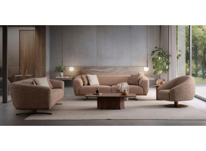 Sofa Sessel Braun Stil modern bequem komfortabel praktisch geräumig
