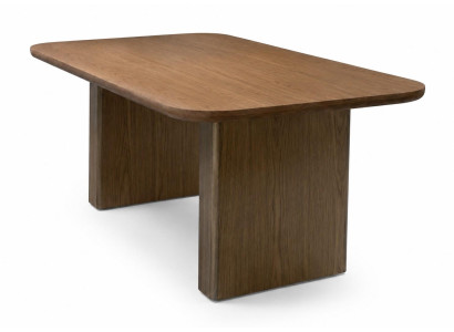 Esstisch modern braun aus Holz Wohnzimmer minimalistisch