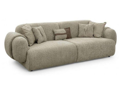 4-Sitzer Sofa Modern Abgerundete Form Hohe Rückenlehne Premium