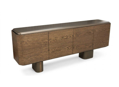 Sideboard moderner Designer Stück Braun Büromöbel Wohnzimmer