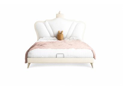 Weißes Kinderbett Prinzessin Bett für Mädchen niedlich Kindermöbel