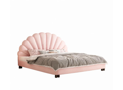 Rosa Kinder- und Jugendbett niedlich  für Mädchen  Kindermöbel