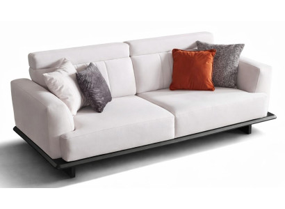 Schlafsofa 3-Sitzer weiß modern weich bequem elegant langlebig schön