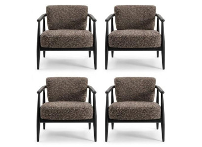 4x Stühle Wohnzimmer Stil Modern komfortabel praktisch kompakt