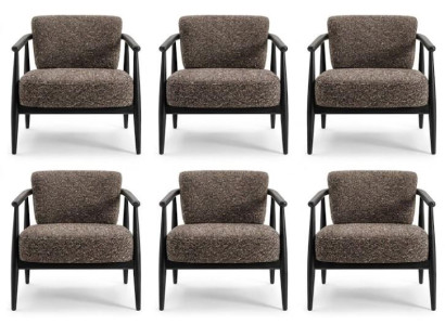6x Stuhle Grau Wohnzimmer Modern praktisch bequem komfortabel