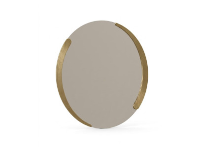 Ovaler Wandspiegel Gold Rahmen Luxus Dekospiegel Elegant