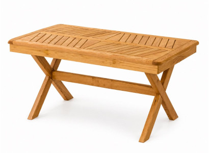 Gartencouchtisch Modern Naturholz Elegant Rechteckig Robust Terrasse