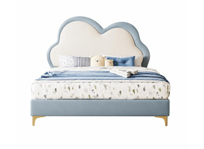 Blaues Kinderbett Wolke Jugendbett Hochwertige Kindermöbel
