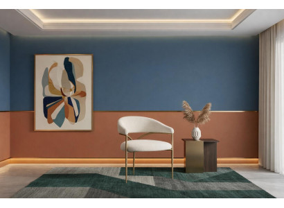 Essstuhl mit Gold Akzenten Komfort und Luxus Design
