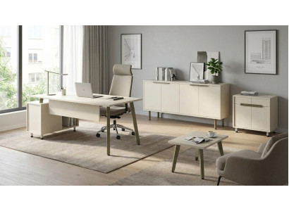 Luxus Büro Set Komplett Schreibtisch Sideboard Couchtisch Design