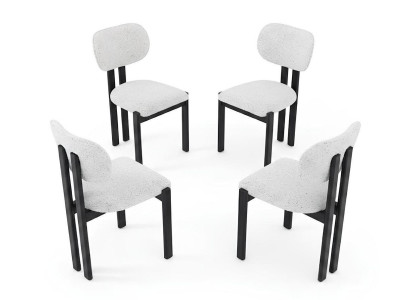 4х Stühle Modern Weiß Ästhetisch Esszimmerstühle Fein Gemütlich Edel
