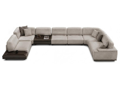 Elegantes U-Form Ecksofa Designer Verarbeitung Luxus Polstermöbel