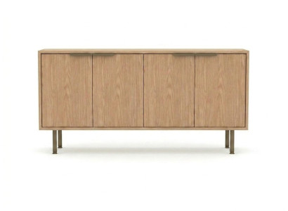 Designer Braunes Wohnzimmer Sideboard Exklusive Anrichte Möbel