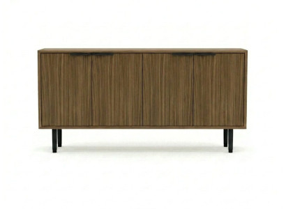 Zeitgenössisches Braunes Sideboard Holz Anrichte Luxuriöse Möbel