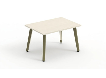 Moderner Couchtisch Holzoptik mit Metallbeinen Wohnzimmertisch