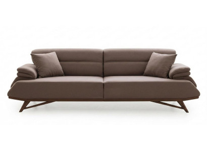 Polstergarn 3-Sitzer Sofa Moderner Stil Grau Luxuriöse Bequem