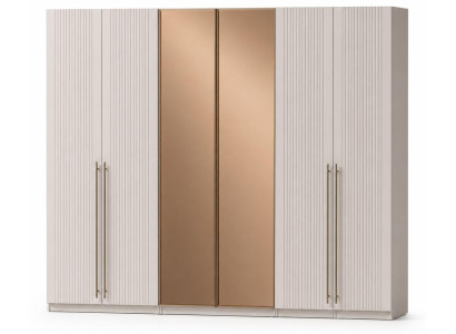 Kleiderschrank Modern Beige Funktionell Gross Geräumig Hochwertig