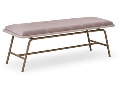 Bettbank Modern Beige Dezent Gepolstert Kompakt Bequem Stabil Elegant