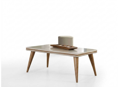 Couchtisch Beige Modern Luxus Wohnzimmertisch Beistelltisch Tisch