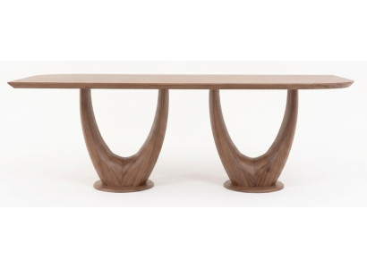 Stilvoller Brauner Esstisch Designer Holztisch Küchentisch Möbel