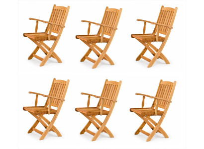 Holz Gartenstuhl Modern Natur Klappbar Komfortabel Praktisch Outdoor