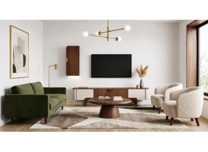 Elegantes Wohnzimmer-Set: TV-Wohnwand & Couchtisch