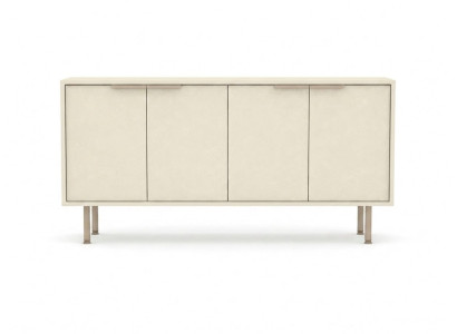 Sideboard Weiß Holzoptik Anrichte Kommode Modern Wohnzimmerschrank