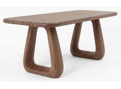 Brauner Esstisch mit stilvollem Design und edler Ausstrahlung