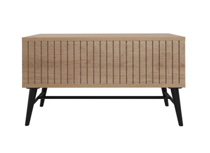 Brauner Holz-Couchtisch Wohnzimmertisch moderner Stil Tische hochwertig