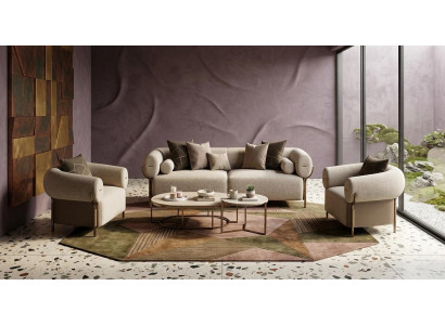 Wohnzimmer Set Sofa Sessel Couchtisch Hochwertiges Design