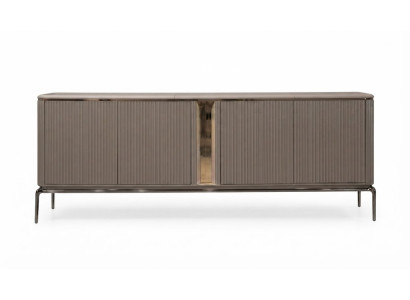 Konsole Modern Marmormuster Metallbeine Sideboard Esszimmer