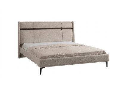 Beiges großes Bett modernes Bett Designer-Bett Schlafzimmer