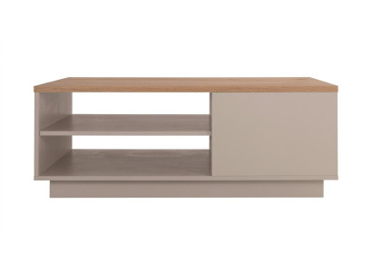 Beiger rechteckiger Couchtisch Holztisch für das Wohnzimmer luxuriös