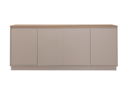 Beigefarbene 4-türige Konsole Holzkonsole Wohnzimmermöbel moderner Stil