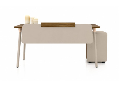 Funktionaler Büroschreibtisch mit Holzdekor Schubladenschrank