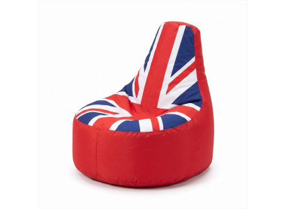 Union Jack Sitzsack British Style Modern Textil Lounge Gaming Design