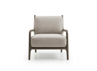 Sessel Modern Beige Edel Luxus Design Polstersessel Wohnzimmer