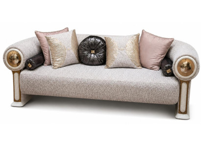 Sofa Modern Stil Wohnzimmer Graubeigen Komfortabel Hochwertig