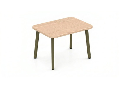 Moderner Couchtisch Holz Beige rechteckig Wohnzimmertisch