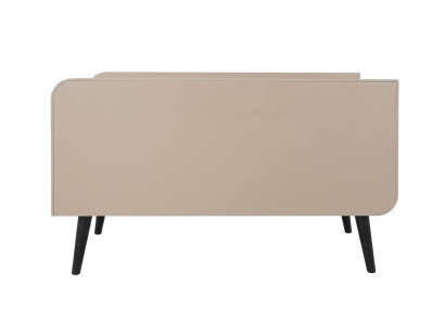 Beiger moderner Couchtisch Sofatisch TV-Möbel Wohnzimmer rechteckig