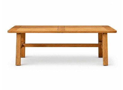 Moderner Couchtisch Holz Eiche Braun Wohnzimmer