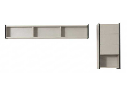 Wandregal Regal Beige Modern Edel Hängeregal Wandboard Holz