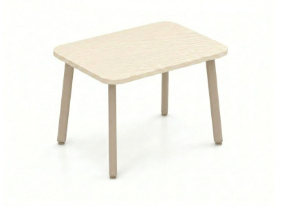 Beiger Couchtisch Holz modernes Design Wohnzimmermöbel Tisch