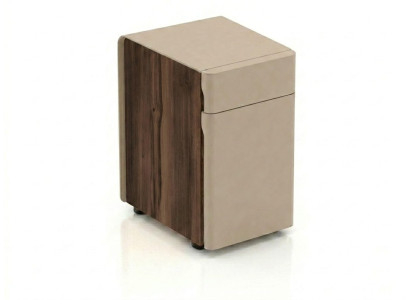 Stilvolle Beigefarbene hochwertig Holzkommode Modern Kleinmöbel