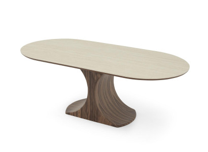 Esstisch Modern Beige Bequem Stabil Minimalistisch Elegant Gemütlich