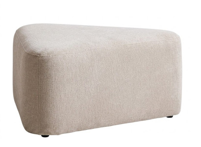 Sitzhocker Beige Textil Holz Modern Gepolstert Einfarbig Sitzkomfort